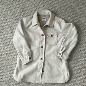 Cream Old Navy Shacket XS